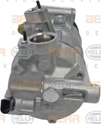 HELLA 8FK 351 135-421 - Компрессор кондиционера autospares.lv