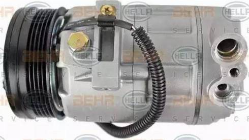 HELLA 8FK 351 135-511 - Компрессор кондиционера autospares.lv