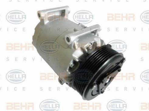 HELLA 8FK 351 135-611 - Компрессор кондиционера autospares.lv