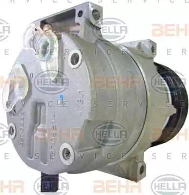 HELLA 8FK 351 135-091 - Компрессор кондиционера autospares.lv