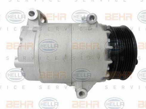 HELLA 8FK 351 135-891 - Компрессор кондиционера autospares.lv