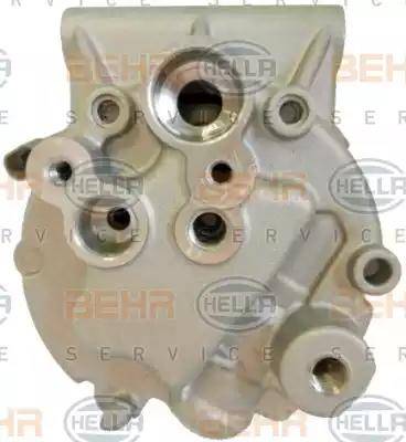 HELLA 8FK 351 135-841 - Компрессор кондиционера autospares.lv