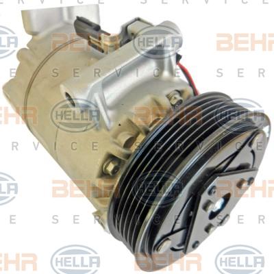 HELLA 8FK 351 135-851 - Компрессор кондиционера autospares.lv