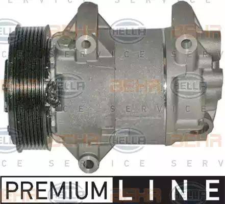 HELLA 8FK 351 135-341 - Компрессор кондиционера autospares.lv