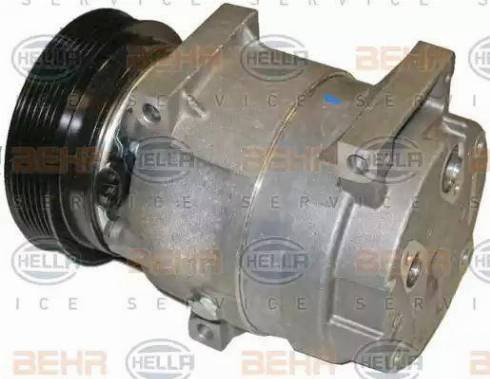 HELLA 8FK 351 135-381 - Компрессор кондиционера autospares.lv