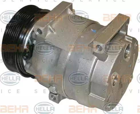 HELLA 8FK 351 135-371 - Компрессор кондиционера autospares.lv