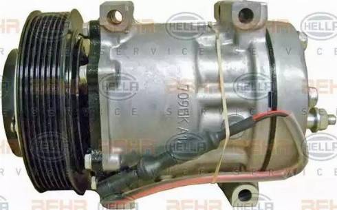 HELLA 8FK 351 135-211 - Компрессор кондиционера autospares.lv