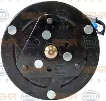 HELLA 8FK 351 135-791 - Компрессор кондиционера autospares.lv