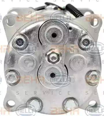 HELLA 8FK 351 135-741 - Компрессор кондиционера autospares.lv