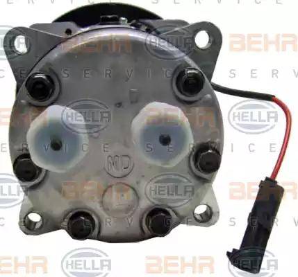 HELLA 8FK 351 130-611 - Компрессор кондиционера autospares.lv