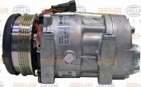 HELLA 8FK 351 130-141 - Компрессор кондиционера autospares.lv