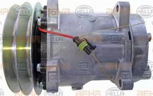 HELLA 8FK 351 130-101 - Компрессор кондиционера autospares.lv