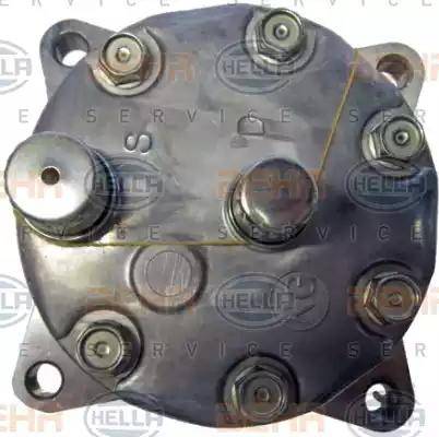 HELLA 8FK 351 130-101 - Компрессор кондиционера autospares.lv