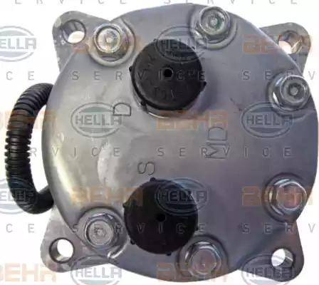 HELLA 8FK 351 130-111 - Компрессор кондиционера autospares.lv