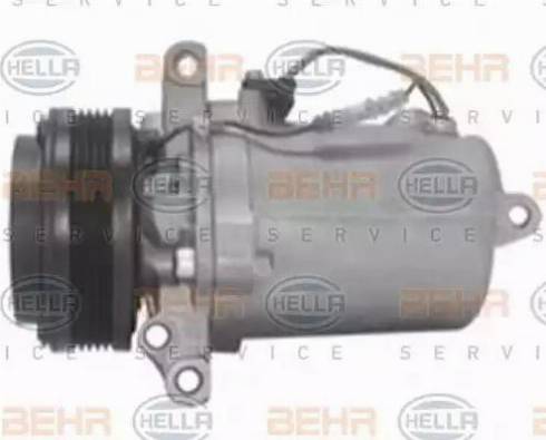 HELLA 8FK 351 131-651 - Компрессор кондиционера autospares.lv