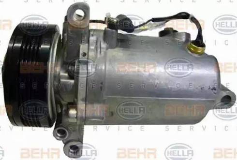 HELLA 8FK 351 131-161 - Компрессор кондиционера autospares.lv