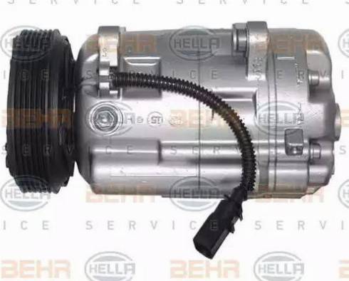 HELLA 8FK 351 133-941 - Компрессор кондиционера autospares.lv