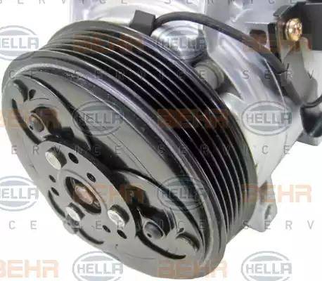 HELLA 8FK 351 133-951 - Компрессор кондиционера autospares.lv