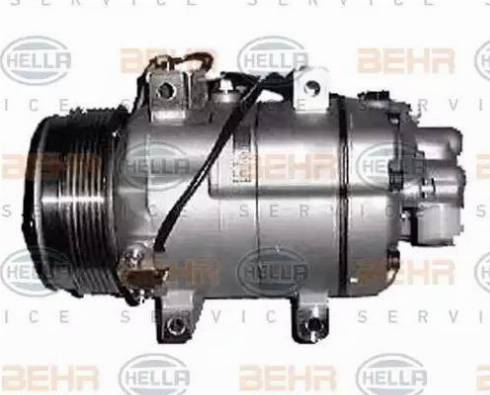 HELLA 8FK 351 133-411 - Компрессор кондиционера autospares.lv