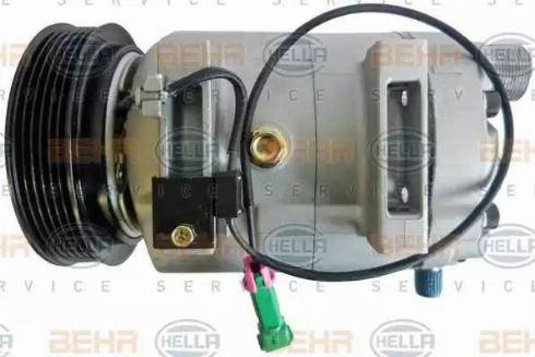 HELLA 8FK 351 133-521 - Компрессор кондиционера autospares.lv