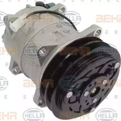 HELLA 8FK 351 133-631 - Компрессор кондиционера autospares.lv