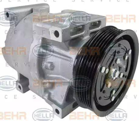 HELLA 8FK 351 129-091 - Компрессор кондиционера autospares.lv