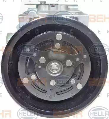 HELLA 8FK 351 129-101 - Компрессор кондиционера autospares.lv