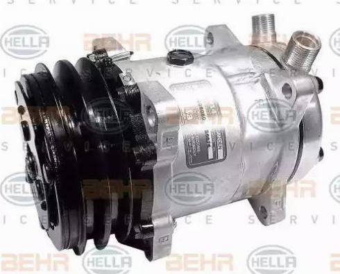 HELLA 8FK 351 124-041 - Компрессор кондиционера autospares.lv