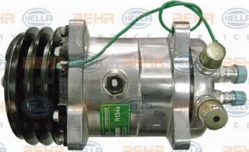 HELLA 8FK 351 124-111 - Компрессор кондиционера autospares.lv