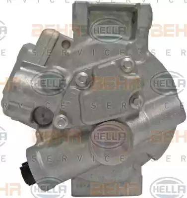 HELLA 8FK 351 125-651 - Компрессор кондиционера autospares.lv