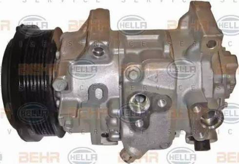 HELLA 8FK 351 125-651 - Компрессор кондиционера autospares.lv