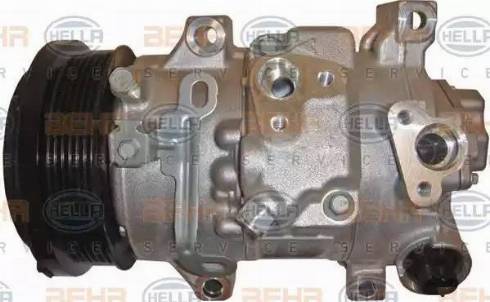 HELLA 8FK 351 125-651 - Компрессор кондиционера autospares.lv