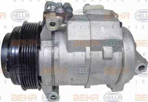 HELLA 8FK 351 125-681 - Компрессор кондиционера autospares.lv