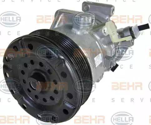 HELLA 8FK 351 125-121 - Компрессор кондиционера autospares.lv