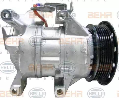 HELLA 8FK 351 125-231 - Компрессор кондиционера autospares.lv