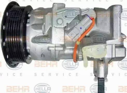 HELLA 8FK 351 125-231 - Компрессор кондиционера autospares.lv