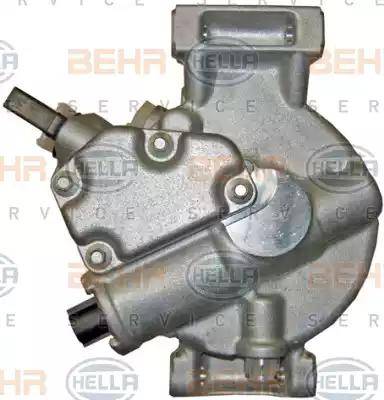 HELLA 8FK 351 125-221 - Компрессор кондиционера autospares.lv