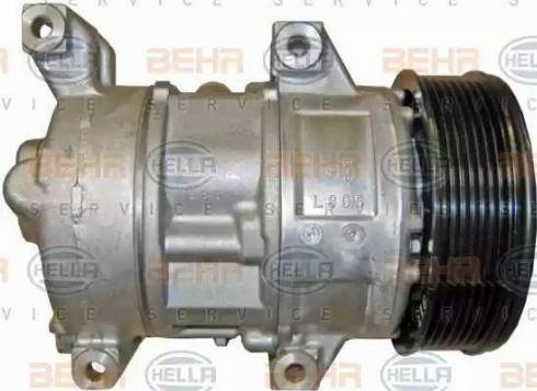 HELLA 8FK 351 125-221 - Компрессор кондиционера autospares.lv