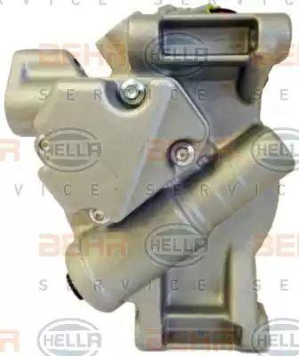 HELLA 8FK 351 125-701 - Компрессор кондиционера autospares.lv