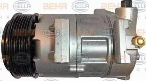 HELLA 8FK 351 125-721 - Компрессор кондиционера autospares.lv