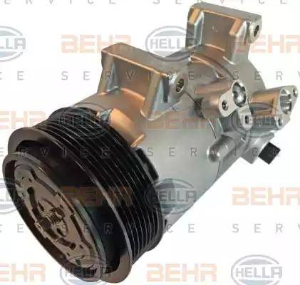 HELLA 8FK 351 125-721 - Компрессор кондиционера autospares.lv