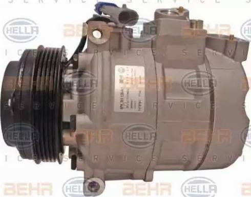 HELLA 8FK 351 126-941 - Компрессор кондиционера autospares.lv