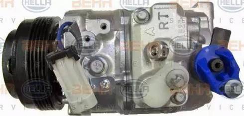 HELLA 8FK 351 126-441 - Компрессор кондиционера autospares.lv