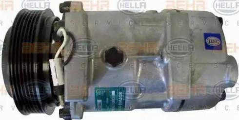 HELLA 8FK 351 126-091 - Компрессор кондиционера autospares.lv