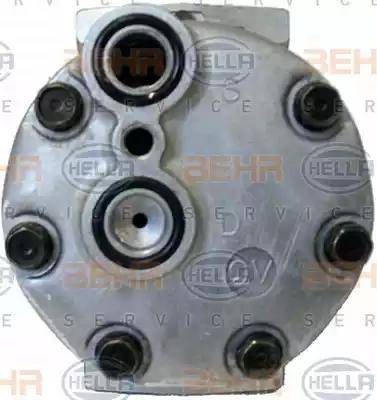 HELLA 8FK 351 126-091 - Компрессор кондиционера autospares.lv