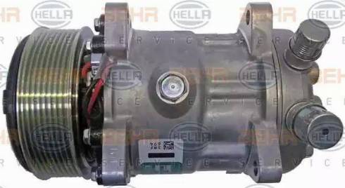 HELLA 8FK 351 126-001 - Компрессор кондиционера autospares.lv