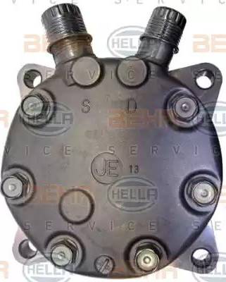 HELLA 8FK 351 126-001 - Компрессор кондиционера autospares.lv