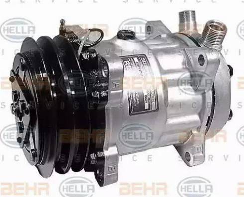 HELLA 8FK 351 126-031 - Компрессор кондиционера autospares.lv