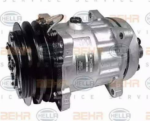 HELLA 8FK 351 126-181 - Компрессор кондиционера autospares.lv