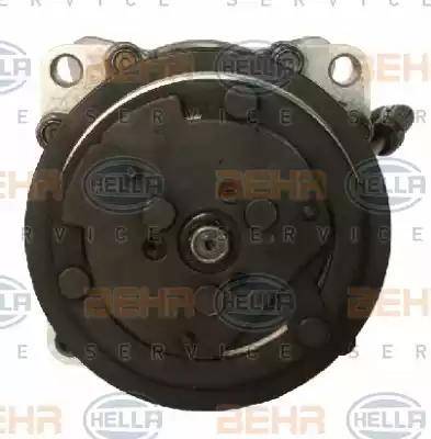 HELLA 8FK 351 126-861 - Компрессор кондиционера autospares.lv